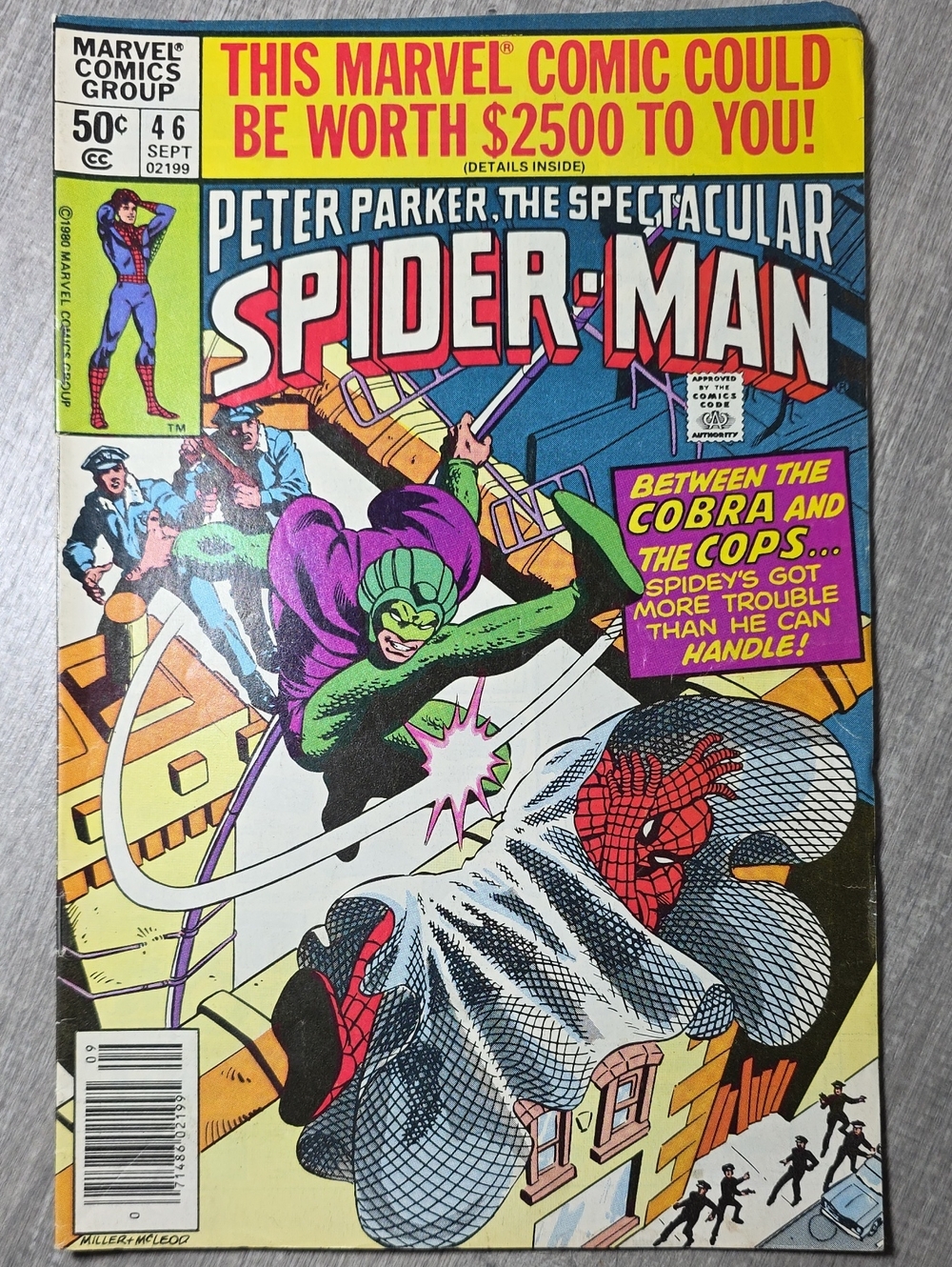 Marvel Spider-Man Comic Cover Poster - Red, Blue, Green